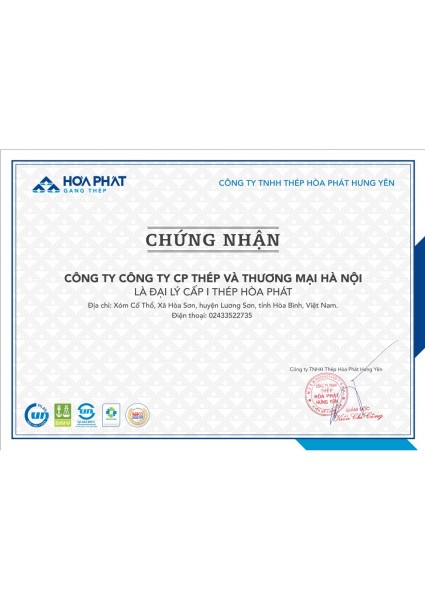 Chứng nhận 04